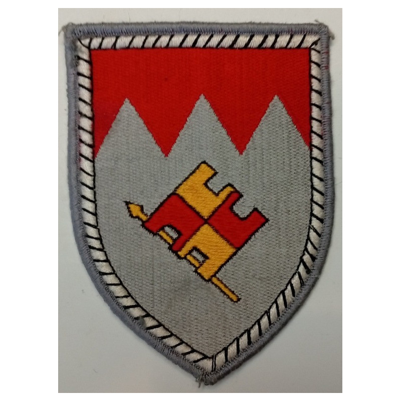 Bundeswehr : Ecusson de la 34ème Brigade Blindée de Koblenz / Panzerbrigade à coudre