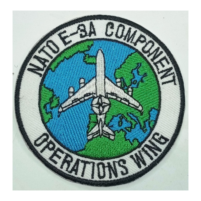 Patch de l'Escadre d'Opérations composante E-3A / Armée de l'Air américaine - Avions Radars AWACS - Opération Wing de l'OTAN
