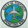 Patch de l'Escadre d'Opérations composante E-3A / Armée de l'Air américaine - Avions Radars AWACS - Opération Wing de l'OTAN