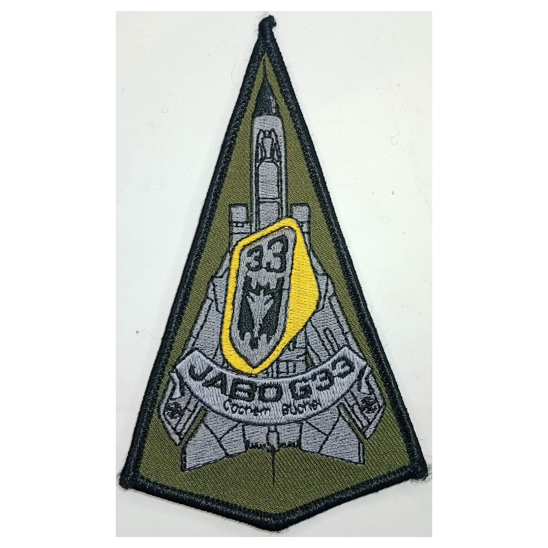 Bundeswehr : Ecusson de Pilote de chasse de la 33ème Escadre de la Force Aérienne Tactique - Jagdbombergeschwader 33 Luftwaffe