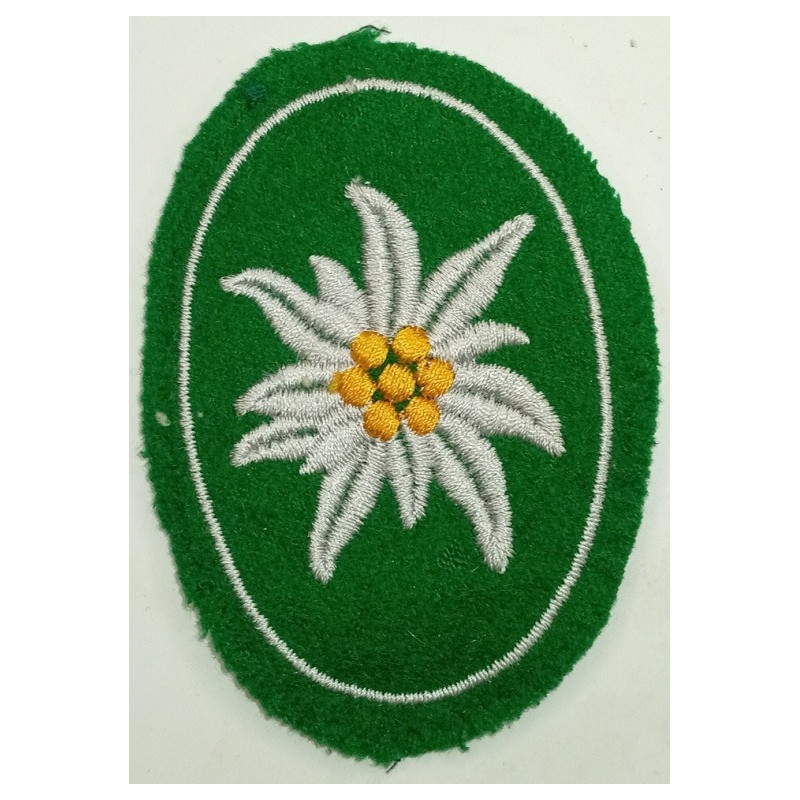 Bundeswehr : Insigne tissu des Troupes de Montagne - Gebirgsjägerabzeichen Modèle 1956 1er Type