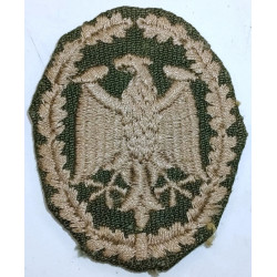 Bundeswehr : Insigne tissu de Réussite Classe Argent - Leistungsabzeichen pour Militaire d'Active