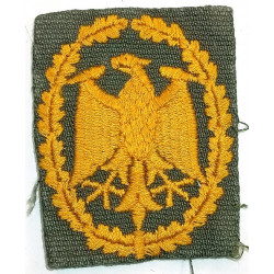Bundeswehr : Insigne tissu de Réussite Classe Or - Leistungsabzeichen pour Militaire d'Active