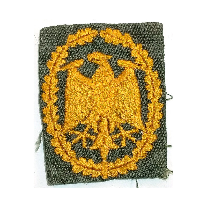Bundeswehr : Insigne tissu de Réussite Classe Or - Leistungsabzeichen pour Militaire d'Active