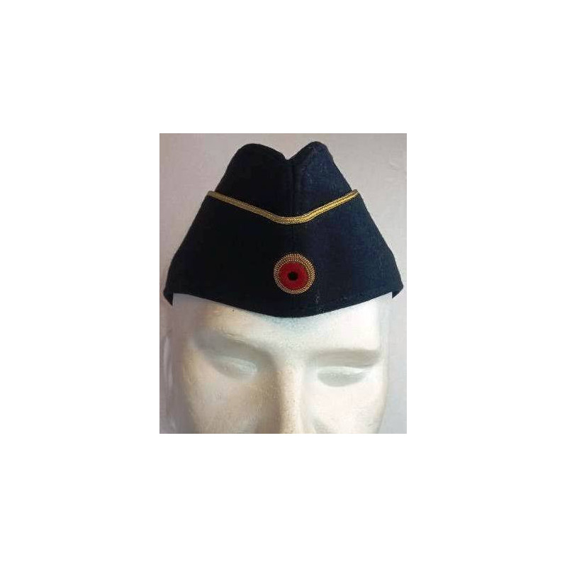 Allemagne de l'Ouest : Calot Officier en Tissu Armée de l'Air - Armée Allemande / Guerre Froide Allemagne de l'Ouest : Calot Officier en Tissu Armée de l'Air - Armée Allemande / Guerre Froide