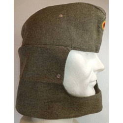 Allemagne de l'Ouest : Calot-Cagoule Troupe en Laine Armée de Terre Allemande / Guerre Froide