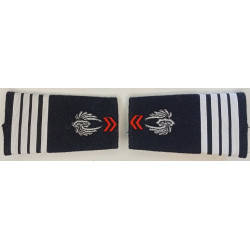 Paire de fourreaux d'épaule de Commandant Train des Equipages