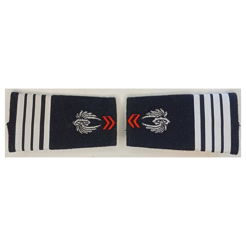 Paire de fourreaux d'épaule de Commandant Train des Equipages
