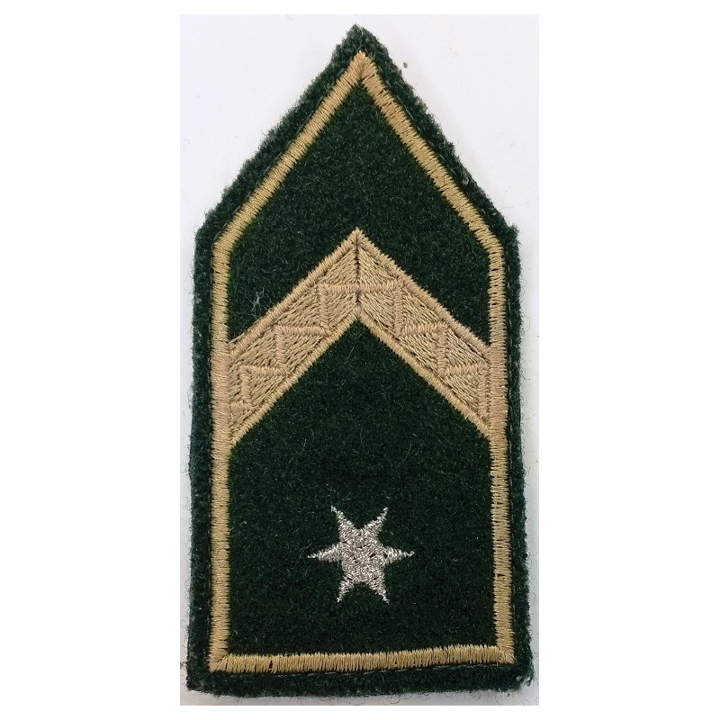 HONGRIE : Grade de Poitrine velcro de Sergent - Armée de Terre Hongroise
