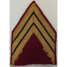 Grade de bras de Sergent-chef du Service de Santé à crochets