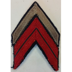 Grade de bras de Brigadier-chef Appelé du Contingent à coudre