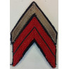 Grade de bras de Brigadier-chef Appelé du Contingent à coudre