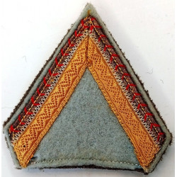 Grade de bras de Sergent A.D.L. des Transmissions à crochets - Guerre d'Indochine / Algérie
