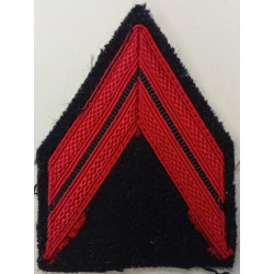Grade de bras de Caporal ou Brigadier Appelé du Contingent à coudre