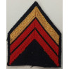 Grade de bras de Caporal-chef Appelé du Contingent à coudre
