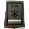 Fourreau d'épaule de Batterie Listel Gris et Blanc du 57ème Régiment d'Artillerie