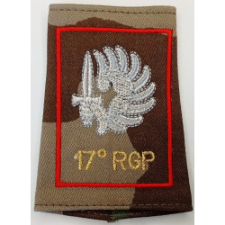 Fourreau d'épaule de la 2ème Compagnie du 17ème Régiment du Génie Parachutiste