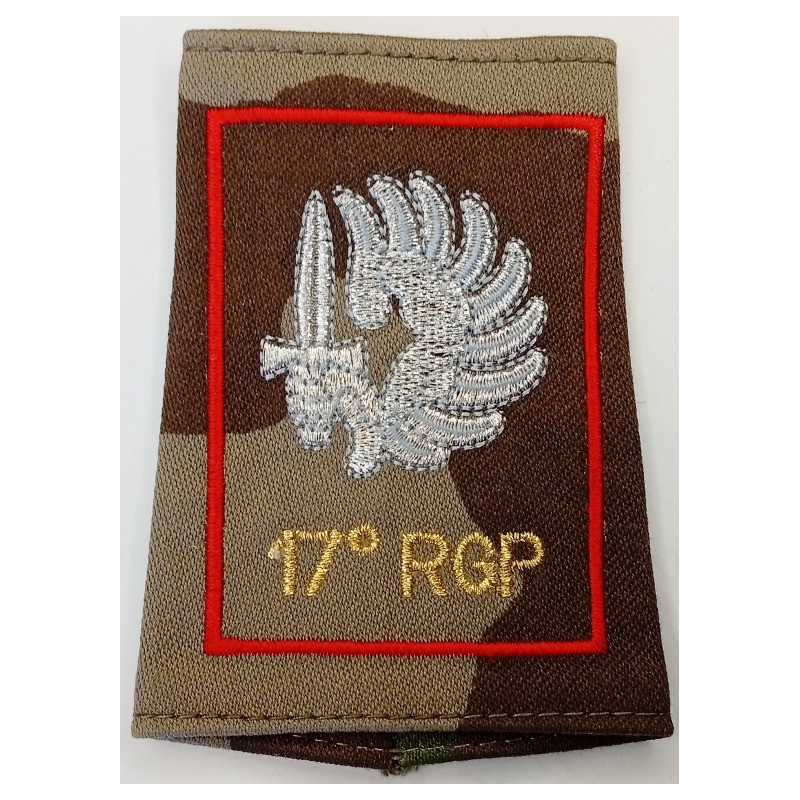 Fourreau d'épaule de la 2ème Compagnie du 17ème Régiment du Génie Parachutiste