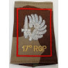 Fourreau d'épaule de la 2ème Compagnie du 17ème Régiment du Génie Parachutiste