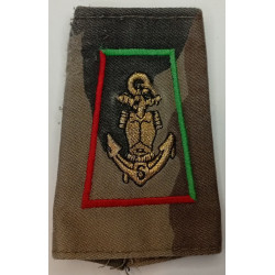 Fourreau d'épaule Listel Rouge et Vert du 6ème Régiment du Génie / Troupes de Marine