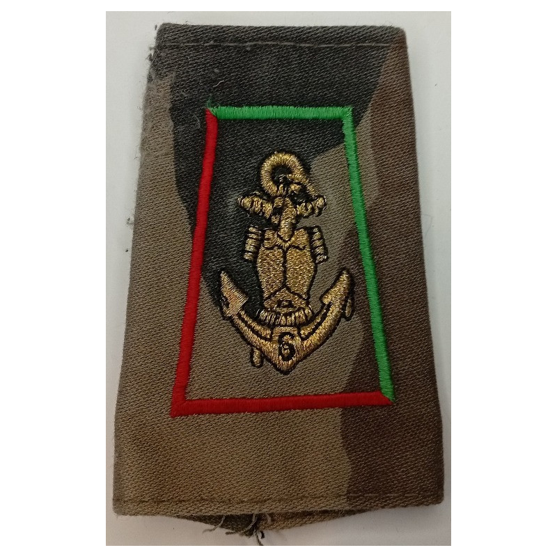 Fourreau d'épaule Listel Rouge et Vert du 6ème Régiment du Génie / Troupes de Marine