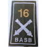 Fourreau d'épaule Listel Blanc de la B.A.S.B. du 16ème Régiment d'Artillerie