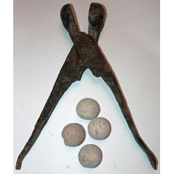 Moule à Balles d'Arquebuse de 27 grammes - Guerre de 30 Ans / 17ème Siècle