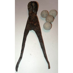 Moule à Balles d'Arquebuse de 27 grammes - Guerre de 30 Ans / 17ème Siècle