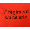 Tee-Shirt Rouge en Baumwolle 2ème Batterie du 1er régiment d'Artillerie Occasion