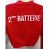 Sweat-Shirt Rouge - 2ème Batterie "Les Rapaces" du 1er Régiment d'Artillerie Occasion