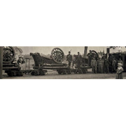 Jeu de 4 Ranchers d'un Affût Truc pour canon sur Train de Voie de 60 militaire Péchot-Bourdon - Armée Française WW1