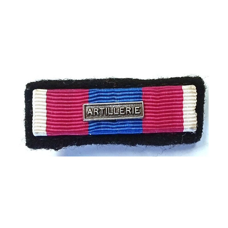 Placard de Rappel Médaille de la Défense Nationale "Argent" avec Agrafe "Artillerie" (ATP) Placard de Rappel Médaille de la Défense Nationale "Argent" avec Agrafe "Artillerie" (ATP)