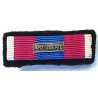 Placard de Rappel Médaille de la Défense Nationale "Argent" avec Agrafe "Artillerie" (ATP)
