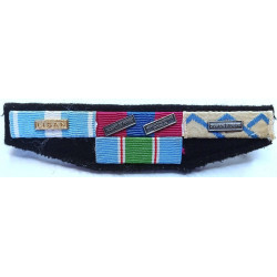 Placard de 4 Rappels de Médailles - Troupes de Marine - Guerre du Liban