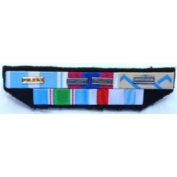 Placard de 5 Rappels de Médailles - Artillerie - Guerre du Liban