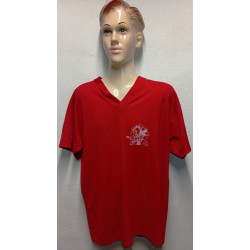 Tee-Shirt Rouge en Baumwolle 2ème Batterie du 1er régiment d'Artillerie (2) Occasion