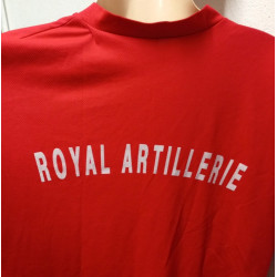 Tee-Shirt Rouge en Baumwolle 2ème Batterie du 1er régiment d'Artillerie (2) Occasion