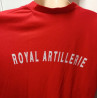 Tee-Shirt Rouge en Baumwolle 2ème Batterie du 1er régiment d'Artillerie (2) Occasion