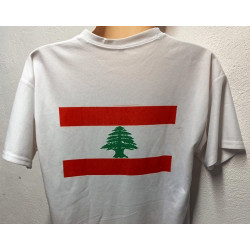 Tee-Shirt Blanc en Baumwolle OPEX Daman XXXIII Force Commander Reserve O.N.U. - Guerre du Liban - Armée Française