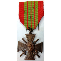 Médaille Croix de Guerre 1939 - Guerre 39/45