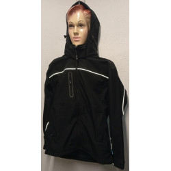 Veste d'Hiver Softshell Noire E.P.I. / Equipement de Protection Individuel - Armée Française NEUVE