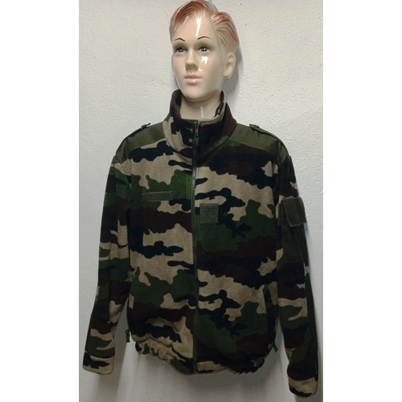 Veste en laine polaire camouflage Centre-Europe DMB Uniformes NEUVE