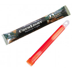 Baton lumineux ChemLight / Cyalume - Lumière ROUGE - Durée 12 Heures