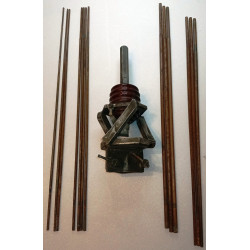 Antenne complète RC-292 Armée Française - Embase MP-68 + Brins verticaux + Brins de Plan de Masse