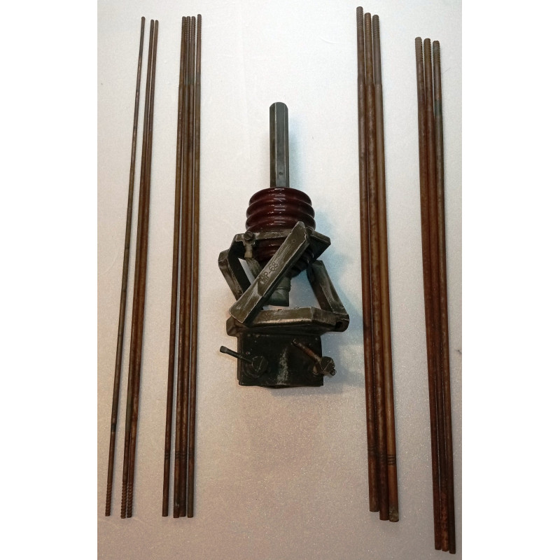 Antenne complète RC-292 Armée Française - Embase MP-68 + Brins verticaux + Brins de Plan de Masse
