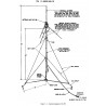 Antenne complète RC-292 Armée Française - Embase MP-68 + Brins verticaux + Brins de Plan de Masse