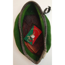 Béret Vert avec son Insigne du Détachement de la Légion Etrangère de Mayotte - JUS
