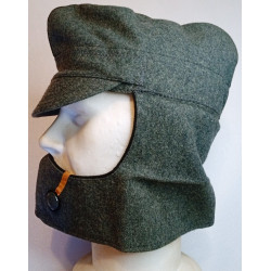 Calot passe-montagne Armée Suisse Modèle 1949 nominatif de Major / Médecin du 41ème Régiment d'Infanterie