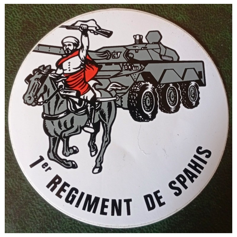 Autocollant : 1er Régiment de Spahis
