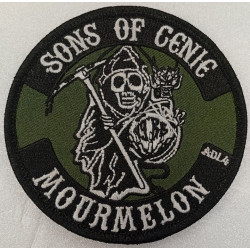 Ecusson velcro "Sons of Génie" Mourmelon ADI 4 - 51ème Compagnie d'Appui au Déploiement Lourd du 19ème Régiment du Génie